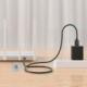 Kabel USB Unitek USB-A - DC 3.5 mm 1 m Czarny (Y-C495BK) 2