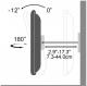 Techly Uchwyt ścienny ICA-PLB 146MW 22'' - 55'' 3