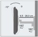 Techly Uchwyt ścienny ICA-LCD-2901WH 19'' - 37'' 4