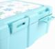 Orion Pojemnik śniadaniowy z przegrodą na śniadanie sałatkę lunchbox sztućce śniadaniówka kwiaty 1 l 5