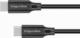 Kabel USB Kruger&Matz USB-C - USB-C 1 m Czarny (LEC-KM1260) 1