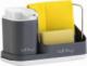 Vialli Design Organizer kuchenny z dozownikiem na płyn Livio Duo szary 8319 1