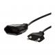 LogiLink Przedłużacz kabla zasilającego LogiLink CP123 Euro CEE 7/16 czarny 2m - CP123 1