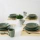 Orion Talerz obiadowy głęboki ceramiczny na zupę do zupy zielony ALFA 20,5 cm 900 ml 3
