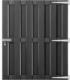 vidaXL vidaXL Bramka ogrodowa, WPC, 100 x 112 cm, szara 1