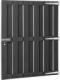 vidaXL vidaXL Bramka ogrodowa, WPC, 100 x 112 cm, szara 3