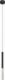 Lampa wisząca Zumaline LAMPA wisząca LOYA P0461-01E-P7P7 metalowa OPRAWA tuba zwis LED 5W 3000K z bąbelkami czarny przezroczysty 1