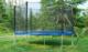 Trampolina ogrodowa vidaXL Trampolina z siatką zabezpieczającą 4,3 m akcesoria 1