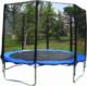 Trampolina ogrodowa vidaXL Trampolina z siatką zabezpieczającą o średnicy 3,7 m 1