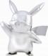 Figurka Jazwares pokemon 25 rocznia silver pikachu figurka limited! 1
