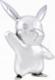 Figurka Jazwares pokemon 25 rocznia silver pikachu figurka limited! 3
