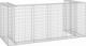 vidaXL vidaXL Gabionowa osłona do koszy na śmieci, stal, 250x100x110 cm 4