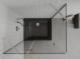 Mexen Mexen Roma kabina prysznicowa uchylna 120 x 90 cm, transparent, chrom + brodzik Flat, czarny - 854-120-090-01-00-4070 5