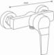 Bateria prysznicowa Mexen Mexen Caro DF62 bateria prysznicowa z zestawem prysznicowym, chrom - 74664DF62-00 1