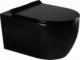 Miska WC Mexen Mexen Carmen miska wc Rimless z deską wolnoopadającą slim, duroplast, czarna mat - 30880185 1