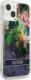 Guess Guess GUHCP13MLFLSB iPhone 13 6,1" niebieski/blue hardcase Flower Liquid Glitter 2