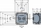 Hensel Puszka odgałęźna do instalacji wewnętrznych czarna IP66 z dławnicami membranowymi 104x104x70mm DK 0400 B 62000297 2