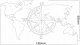 Decolicious Dekoracyjna Mapa Świata Compass 3D 7