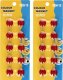 Argo Magnesy 15mm ARGO WF 607224 czerwone 10 szt 1