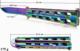 Kandar Nóż Motylkowy Balisong Butterfly Rainbow 1