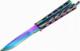 Kandar Nóż Motylkowy Balisong Butterfly Rainbow 2