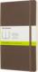 Moleskine Notes MOLESKINE L (13x21 cm) gładki, miękka oprawa, earth brown, 192 strony, brązowy 1