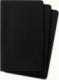 Moleskine Zestaw 3 Zeszytów MOLESKINE Cahier Journals L (13x21cm) w linie, 80 stron, czarny 3