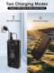Powerbank Aiko z indukcją i panelem solararnym 36000mAh Czarny 2