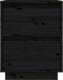 vidaXL vidaXL Szafki nocne, 2 szt., czarne, 40x35x50 cm, lite drewno sosnowe 7