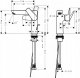 Bateria umywalkowa Hansgrohe TALIS E jednouchwytowa bateria umywalkowa 150 1