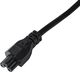 Kabel zasilający Akyga Koniczynka IEC C5 (AK-NB-01A) 2
