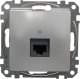 Schneider Electric Sedna Design Gniazdo komputerowe RJ45 kat.6 UTP srebrne aluminium SDD113461 2