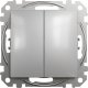 Schneider Electric Sedna Design Łącznik świecznikowy srebrne aluminium SDD113105 1