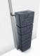 Prosperplast Zbiornik na deszczówkę Tower Stone antracyt 500L 2