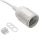 GTV Oprawka E27 z przewodem i kostką 60W 2x0,75mm BIAŁA GZ-E27000-00 1