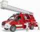 Bruder Wóz strażacki Mercedes Benz Sprinter z drabiną i światłami 1