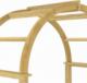 vidaXL vidaXL Pergola ogrodowa, 141x97x243 cm, impregnowane drewno sosnowe 4