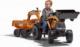 Falk FALK Traktor Case IH Backhoe Pomarańczowy z Przyczepką Ruchoma Łyżka od 3 Lat 1