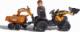 Falk FALK Traktor Case IH Backhoe Pomarańczowy z Przyczepką Ruchoma Łyżka od 3 Lat 11