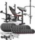 Hop-Sport Hop-Sport Zestaw kulturystyczny Premium 135kg z ławką hs-1075 1