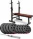 Hop-Sport Zestaw kulturystyczny Premium 39kg z ławką HS-1080 1