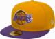 New Era New Era Los Angeles Lakers NBA Basic Cap 10861623 Żółte 7 1/4 1