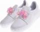 Pantofelek24 Białe skórzane damskie trampki creepersy /E8-2 11654 N0200/ 38 10