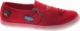 Pantofelek24 Zamszowe czerwone trampki slip on z ustami /E10-2 8425 S192/ 36 3