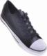 Skórzane męskie trampki Czarne /E8-3 11632 T196/ 41 2