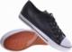 Skórzane męskie trampki Czarne /E8-3 11632 T196/ 41 5