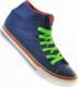 Pantofelek24 Klasyczne WYSOKIE damskie trampki tenisówki granatowe /A2-3 7822 S100/ 36 1