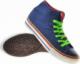 Pantofelek24 Klasyczne WYSOKIE damskie trampki tenisówki granatowe /A2-3 7822 S100/ 36 1