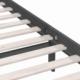 vidaXL Rama łóżka, szara, lite drewno sosnowe, 150x200 cm, UK King 6