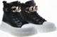 Pantofelek24 Czarne creepersy na platformie /D6-3 9523 S690/ 38 7